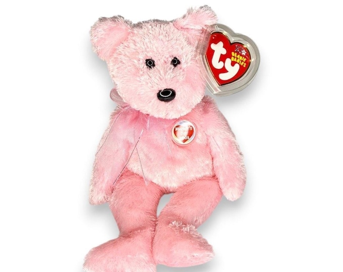 Mom-e 2003 the Bear | Mother's Day Sweetheart  | Mint Heart Tag TY Beanie Baby