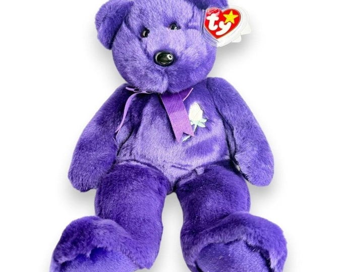 Princess the Bear | Royal Treasure | Mint Heart Tag TY Beanie Buddy