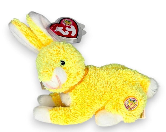 Buttercream the Bunny | Sunny Spring Sweetheart | Mint Heart Tag TY Beanie Baby