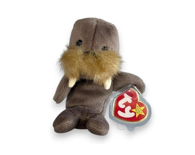 Jolly the Walrus | Arctic Ocean Pal | Mint Heart Tag TY Beanie Baby