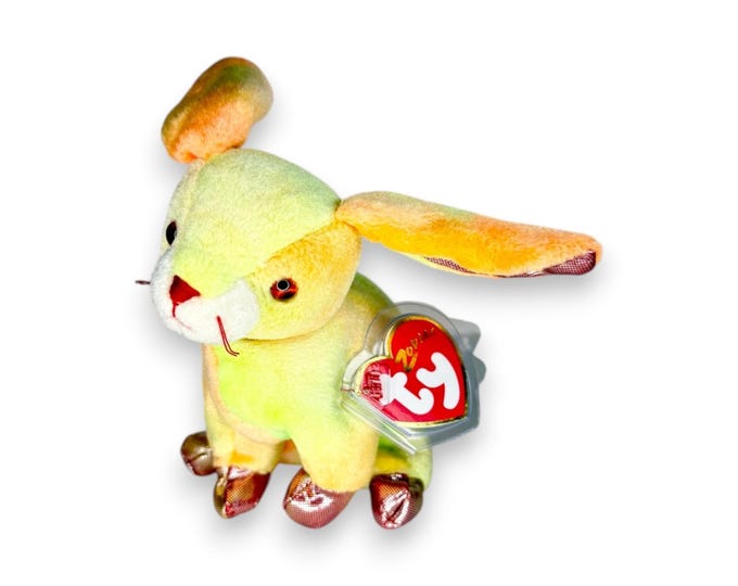 Rabbit the Rabbit | Lucky Zodiac Bunny | Mint Heart Tag TY Beanie Baby
