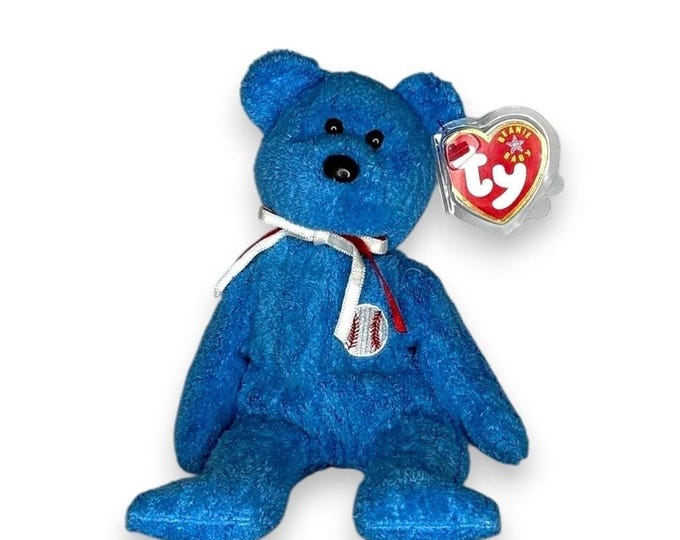 Addison the Bear | Cubs Baseball Bear  | Mint Heart Tag TY Beanie Baby