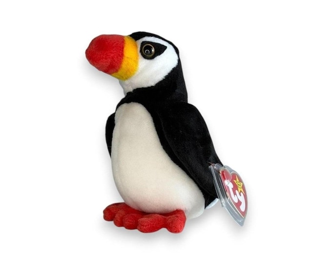 Puffer the Puffin  | Coastal Bird Buddy | Mint Heart Tag TY Beanie Baby