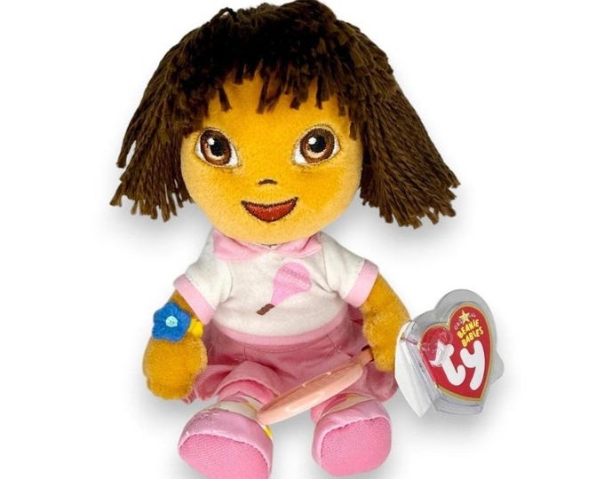 Dora Del Tenis  | Tennis Champion | Mint Heart Tag TY Beanie Baby