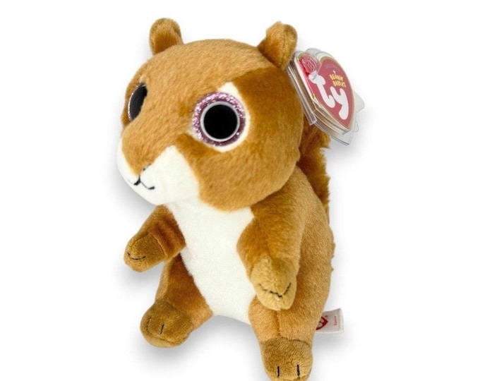 Squire the Squirrel  | Nutty Woodland Pal | Mint Heart Tag TY Beanie Baby