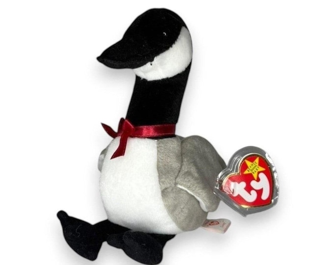 Loosy the Goose | Lakeside Sweetie  | Mint Heart Tag TY Beanie Baby