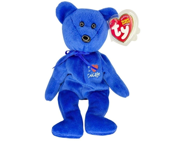 Chicago the Bear  | Windy City Love | Mint Heart Tag TY Beanie Baby