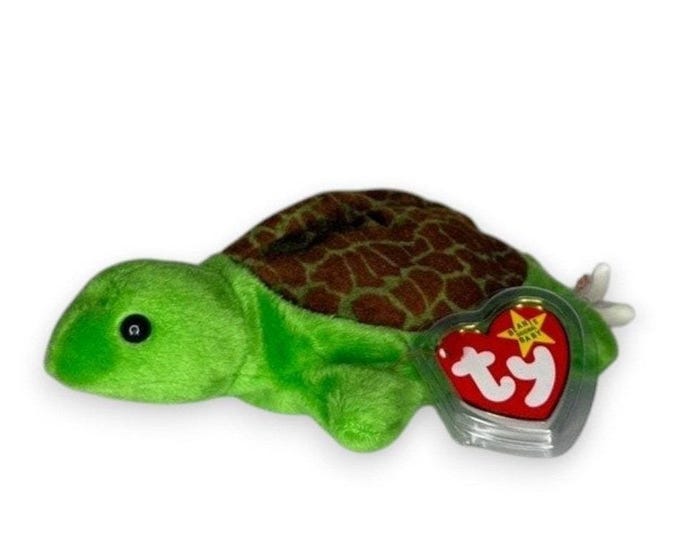 Speedy the Turtle | Little Pond Explorer | Mint Heart Tag TY Beanie Baby