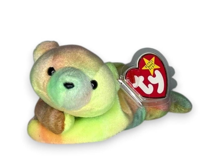 Sammy the Bear | Pastel Daydream | Mint Heart Tag TY Beanie Baby