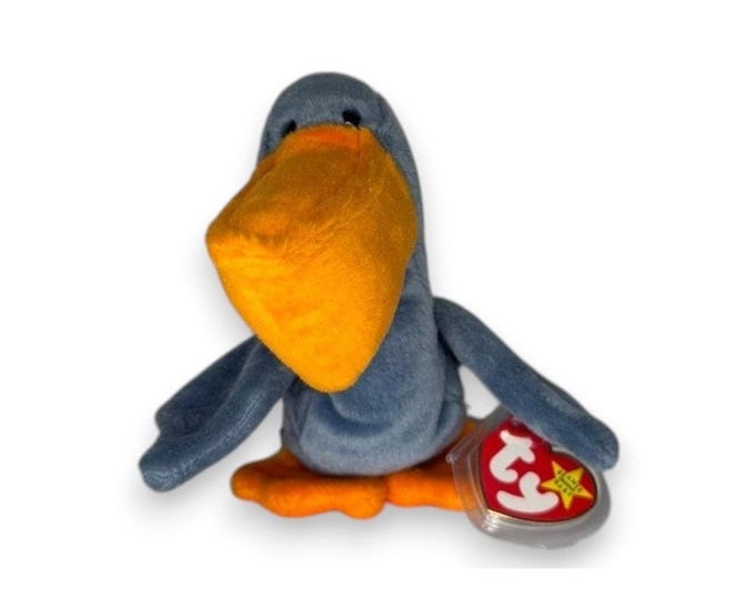 Scoop the Pelican | Seaside Scoop | Mint Heart Tag TY Beanie Baby
