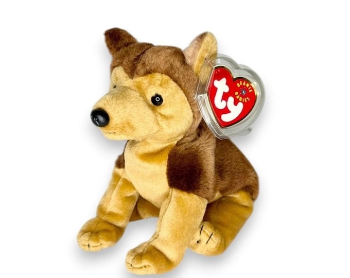 Courage the Dog | Loyal Service Hero | Mint Heart Tag TY Beanie Baby