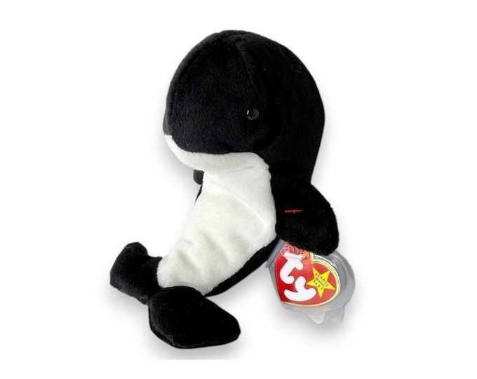 Waves the Whale | Gentle Sea Giant | Mint Heart Tag TY Beanie Baby