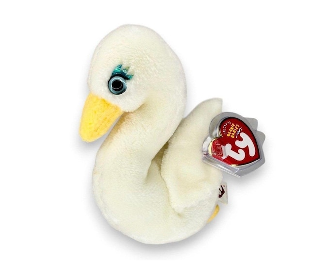 Goddess the Swan  | Graceful Elegance | Mint Heart Tag TY Beanie Baby