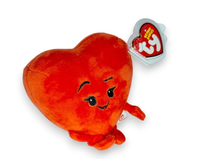 Heart Emoji | Sweet Little Love | Mint Heart Tag TY Beanie Baby