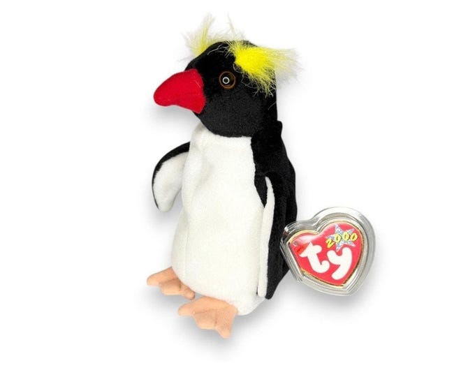 Frigid the Penguin  | Arctic Ice Walker | Mint Heart Tag TY Beanie Baby