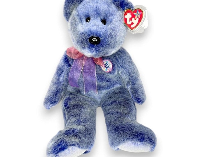 Periwinkle  | Light Purple Sweetheart | Mint Heart Tag TY Beanie Buddy