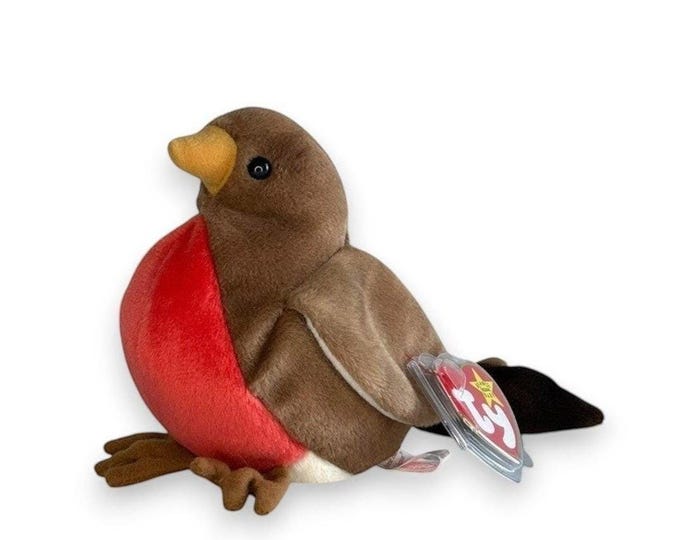 Early the Robin | Springtime Songbird | Mint Heart Tag TY Beanie Baby