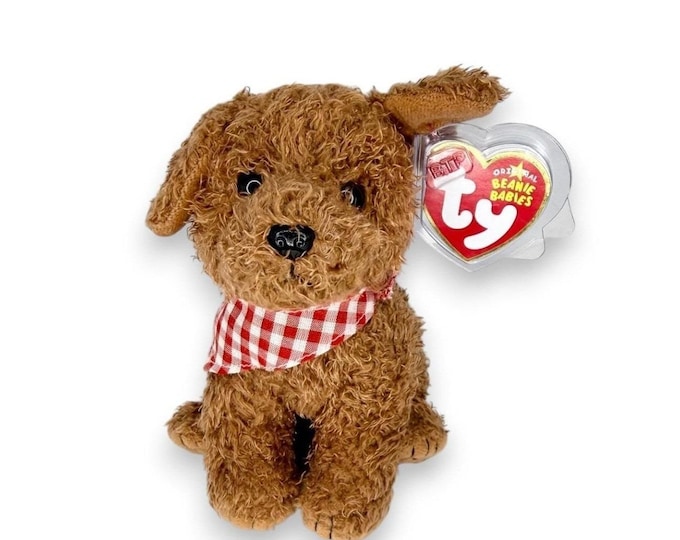 Rowdy the Dog | Countryside Puppy Pal | Mint Heart Tag TY Beanie Baby