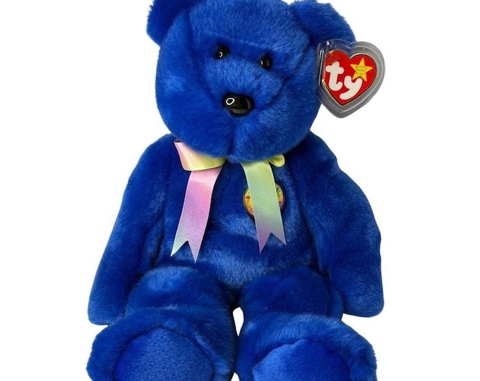 Clubby the Bear | Collector Club Classic | Mint Heart Tag TY Beanie Buddy