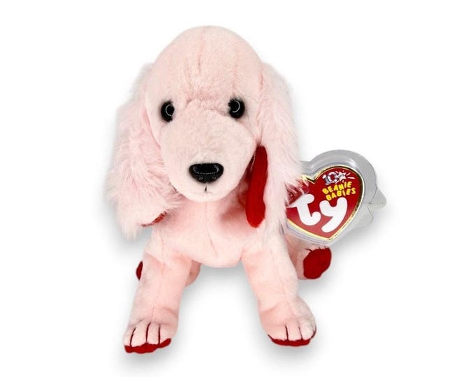 Sonnet the Poodle | Pretty Pink Pup | Mint Heart Tag TY Beanie Baby