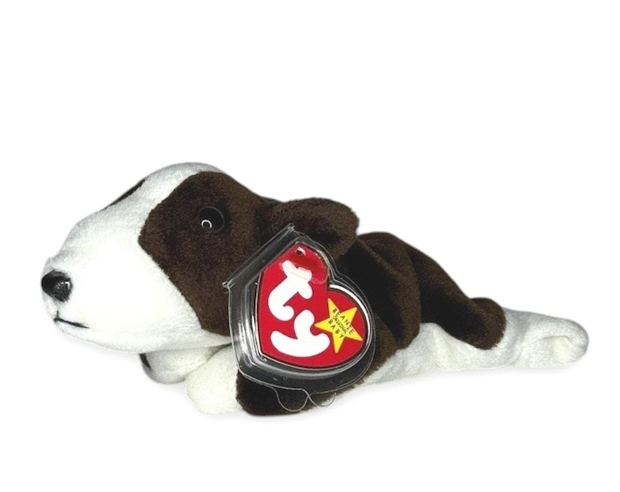 Bruno the Bull Terrier | Loyal Little Pup Pal | Mint Heart Tag TY Beanie Baby