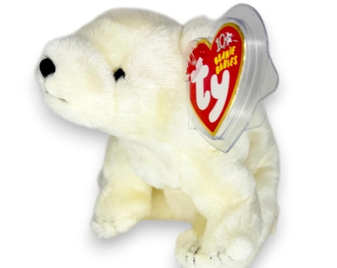 Fridge the Polar Bear | Arctic Snow Cub | Mint Heart Tag TY Beanie Baby