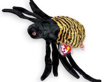 Spinner the Spider | Creepy Crawler | Mint Heart Tag TY Beanie Buddy