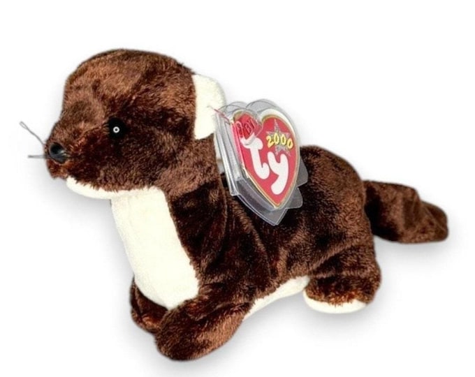 Runner the Mean Mustelidae | Fierce Cobra Hunter | Mint Heart Tag TY Beanie Baby