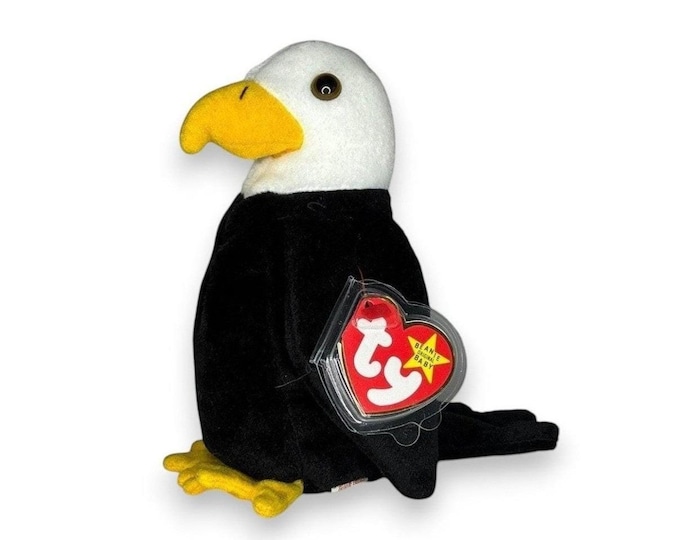 Baldy the Eagle | American Sky Flyer  | Mint Heart Tag TY Beanie Baby