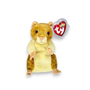Pellet le hamster | Compagnon de poche | Étiquette cœur menthe TY Beanie Baby