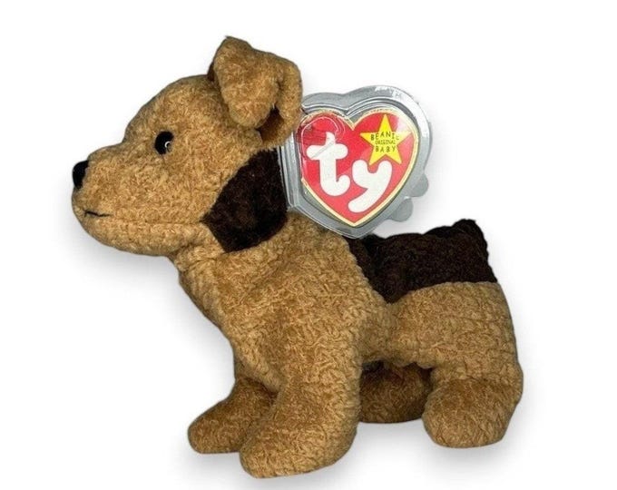 Tuffy the Terrier | Loyal Little Terrier | Mint Heart Tag TY Beanie Baby