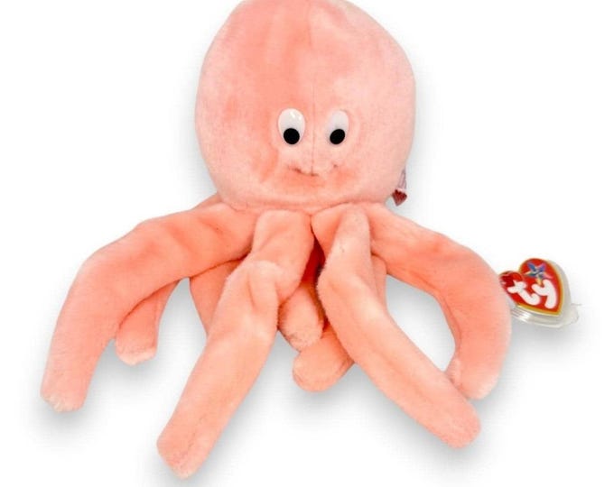 Inky the Octopus | Ocean Daydreamer | Mint Heart Tag TY Beanie Buddy