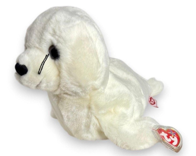 Seal the Seal | Snowy Sea Sweetheart | Mint Heart Tag TY Beanie Buddy