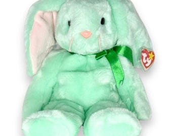 Hippity the Bunny | Springtime Sweetheart | Mint Heart Tag TY Beanie Buddy