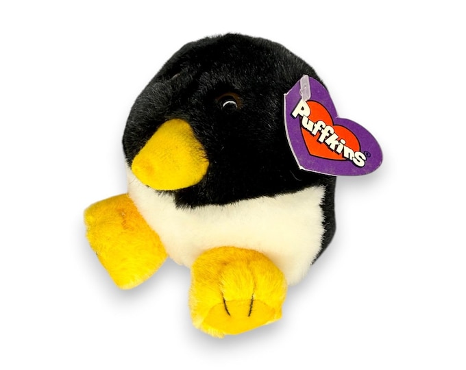 Tux the Penguin | Dapper Little Waddler | Puffkins Collectible Plush