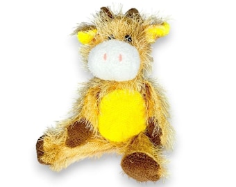 T-Bone the Cow Ty Punkies | Fuzzy Farm Friend | Mint Heart Tag TY Beanie