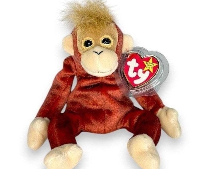 Schweetheart the Orangutan | Primate Pal | Mint Heart Tag TY Beanie Baby