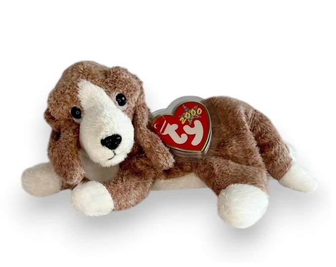 Sniffer the Beagle  | Floppy-Eared Pup  | Mint Heart Tag TY Beanie Baby