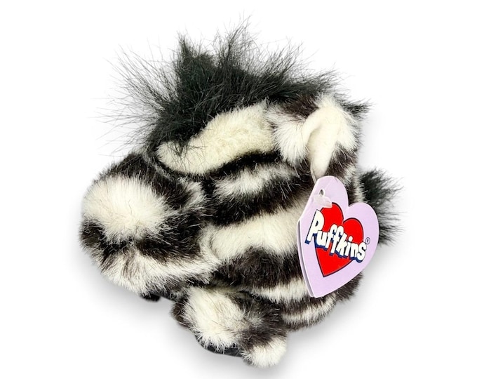 Zack the Zebra | Wild Striped Cutie | Puffkins Collectible Plush