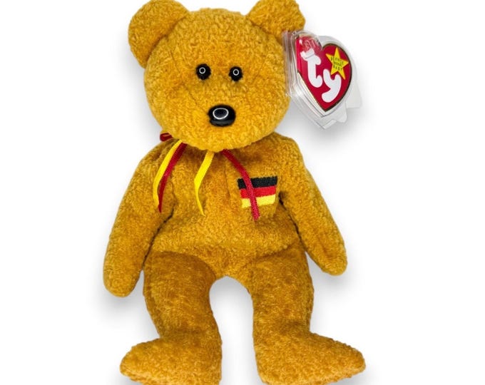 Germania the Bear | German Pride Bear | Mint Heart Tag TY Beanie Baby