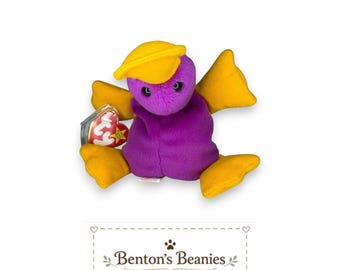 Patti the Platypus TY Beanie Baby | Miętowa zawieszka z sercem i pupą