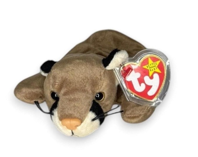 Canyon the Cougar | Desert Mountain Prowler | Mint Heart Tag TY Beanie Baby