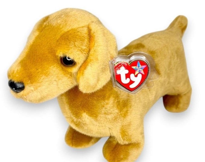 Weenie the Dachshund | Little Trailblazer | Mint Heart Tag TY Beanie Buddy