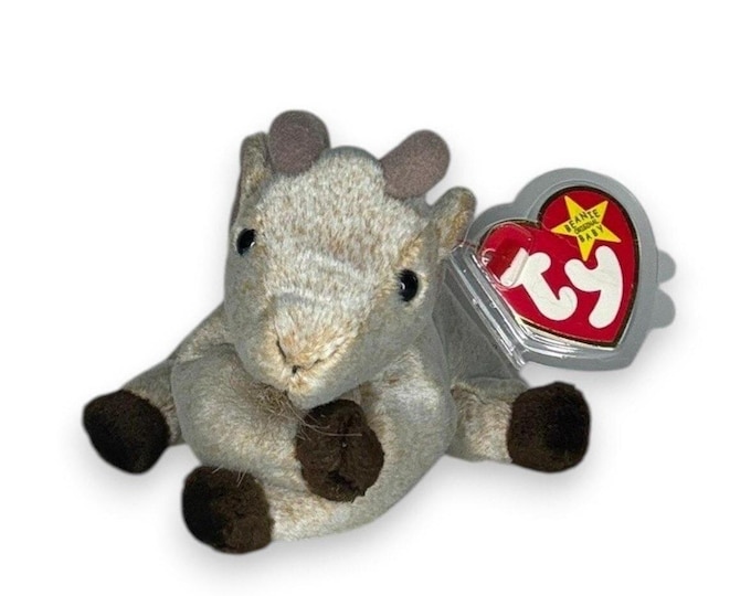 Goatee the Goat | Barnyard Buddy | Mint Heart Tag TY Beanie Baby