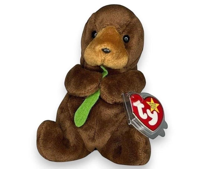 Seaweed the Otter | Riverside Rascal | Mint Heart Tag TY Beanie Baby