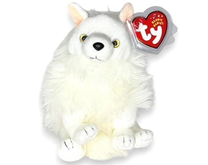 Snocap the Arctic Fox | Frosty Trailblazer | Mint Heart Tag TY Beanie Baby