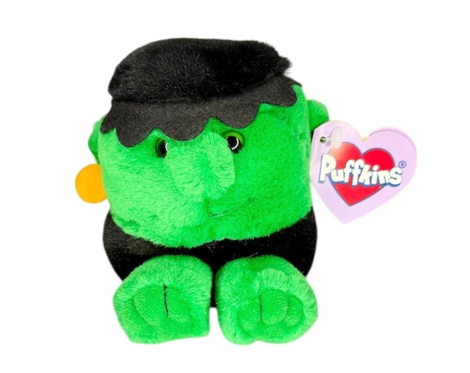 Stitch the Frankenstein | Little Green Monster  | Puffkins Collectible Plush