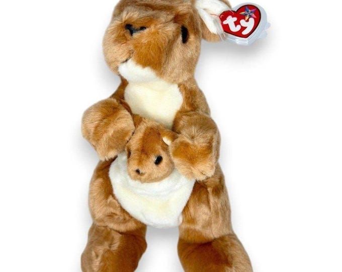 Pouch the Kangaroo | Down Under Dreamer | Mint Heart Tag TY Beanie Buddy