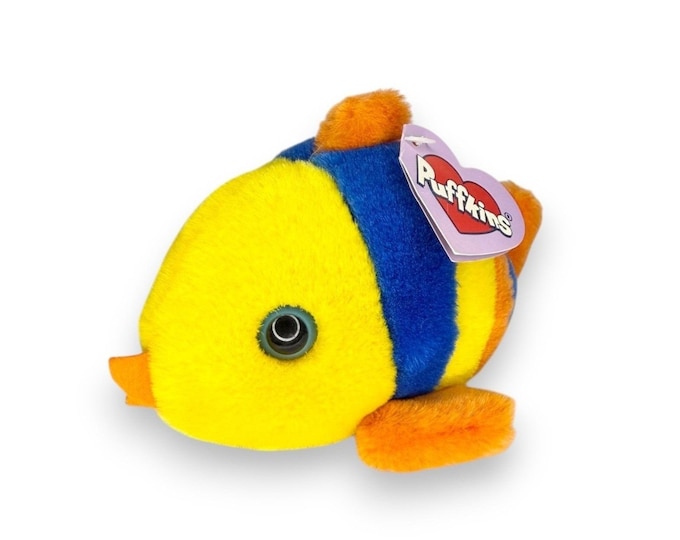 Jules the Fish | Tropical Rainbow Swimmer | Puffkins Collectible Plush