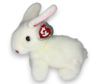 Bows the Bunny TY Classic | Spring Sweetheart | Mint Heart Tag TY Classic
